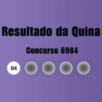 Resultado da Quina de hoje: veja números e ganhadores do concurso 6984 (terça, 24/03)