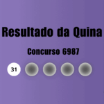 Resultado da Quina de hoje: veja números e ganhadores do concurso 6987 (sexta, 27/03)