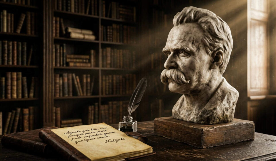Friedrich Nietzsche, filósofo: “Aquele que tem um porquê para viver pode suportar quase qualquer como.”