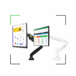 Mais flexibilidade no home office: suportes articulados para monitor em oferta
