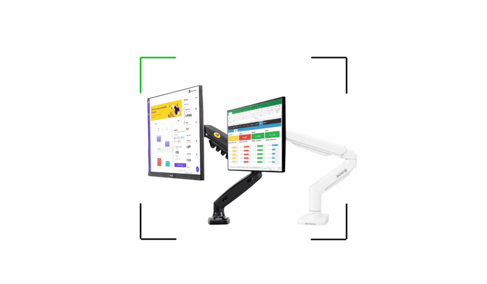 Mais flexibilidade no home office: suportes articulados para monitor em oferta