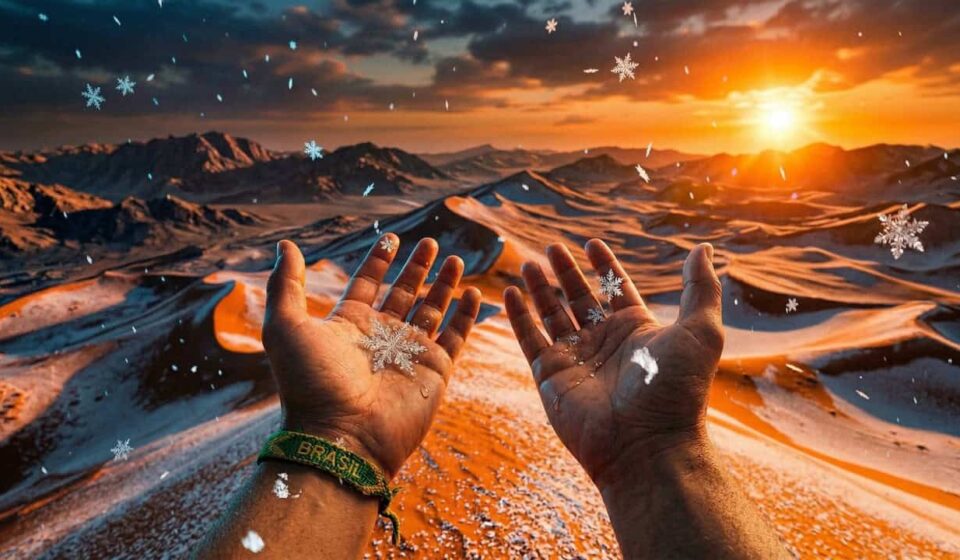 O projeto que quer levar neve ao deserto está surpreendendo o mundo