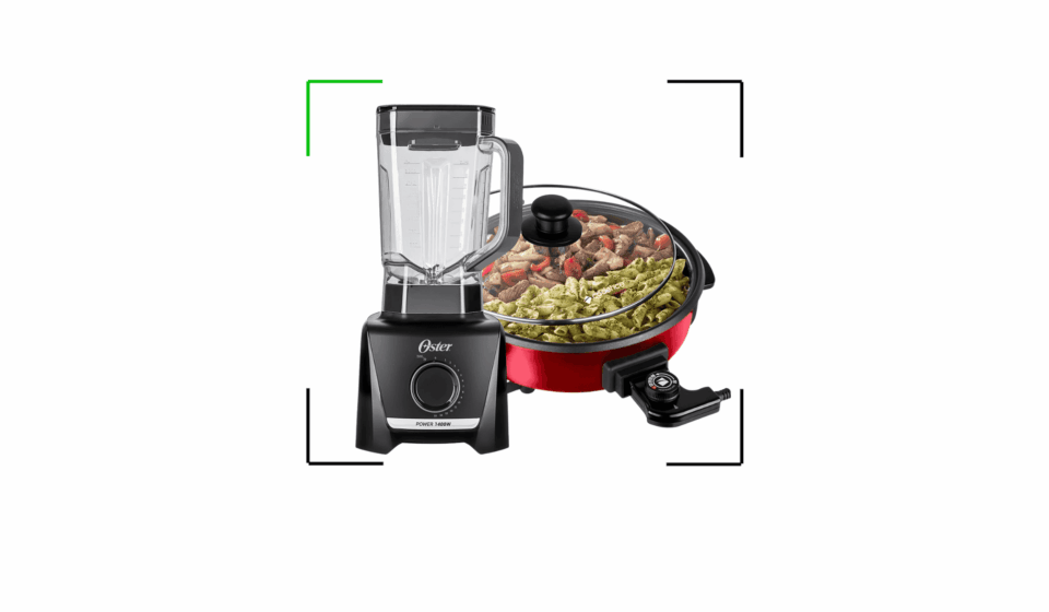 Para equipar a cozinha: eletroportáteis de qualidade em oferta