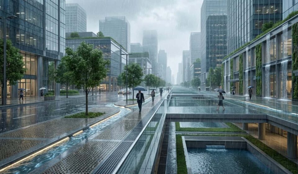 Tecnologia que usa água da chuva já está ajudando cidades a evitar enchentes