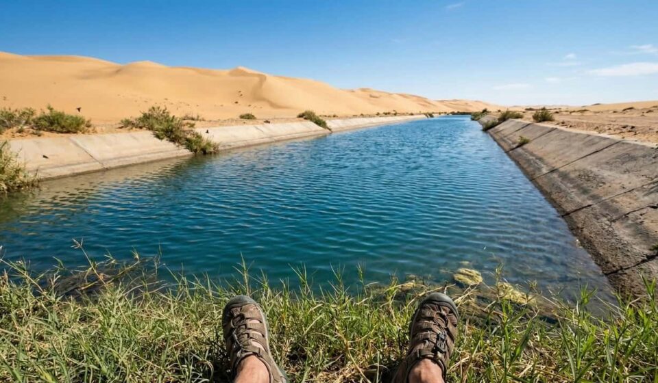 Um rio surgiu no deserto e o motivo vai além da engenharia
