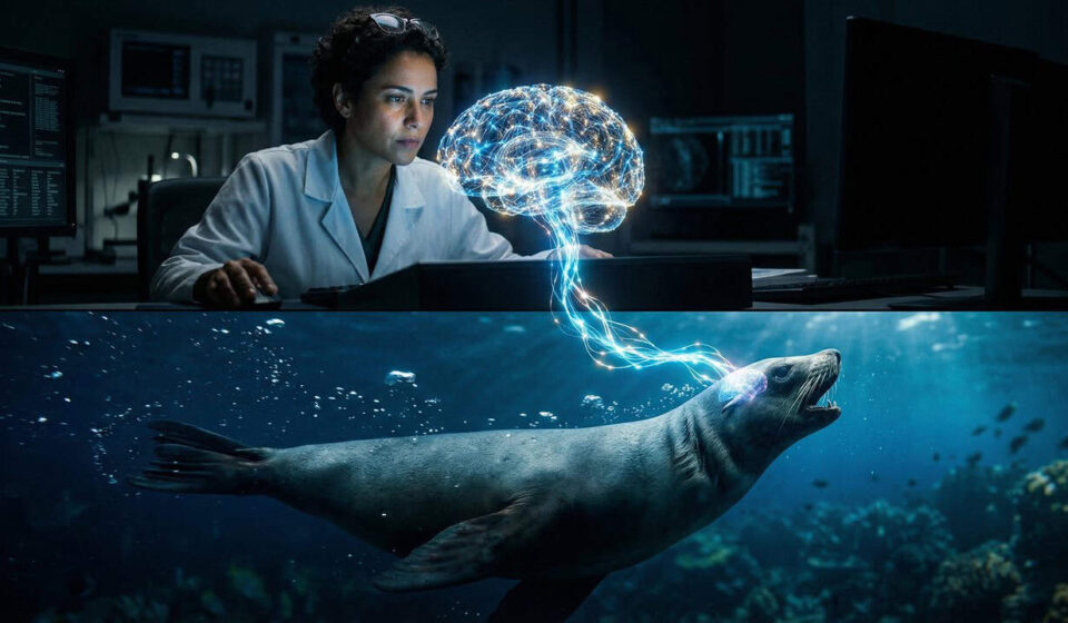 Uma descoberta chave: foi encontrado nos cérebros de focas e leões-marinhos uma pista que pode revelar como a linguagem começou a evoluir