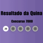 Resultado da Quina de hoje: veja números e ganhadores do concurso 7000 (segunda, 13/04)