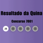 Resultado da Quina de hoje: veja números e ganhadores do concurso 7001 (terça, 14/04)