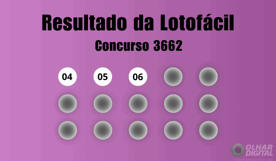 Resultado da Lotofácil de hoje: veja números e ganhadores do concurso 3662 (quarta, 15/04)