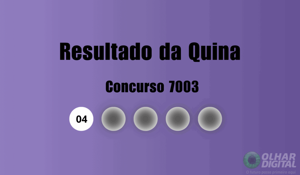 Resultado da Quina de hoje: veja números e ganhadores do concurso 7003 (quinta, 16/04)