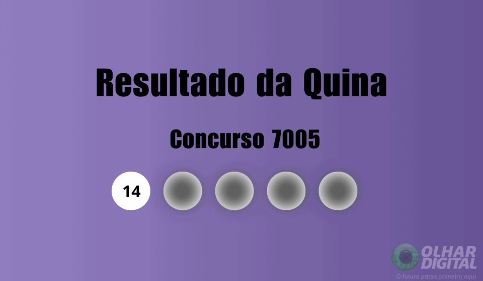 Resultado da Quina de hoje: veja números e ganhadores do concurso 7005 (sábado, 18/04)