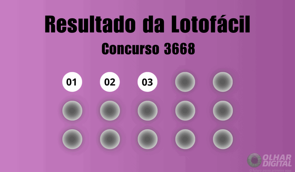 Resultado da Lotofácil de hoje: veja números e ganhadores do concurso 3668 (quinta, 23/04)