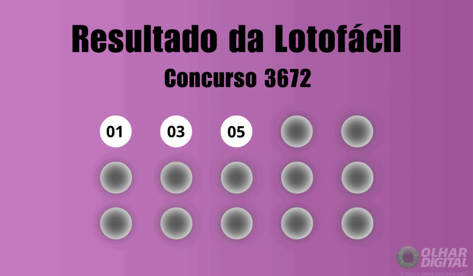 Resultado da Lotofácil de hoje: veja números e ganhadores do concurso 3672 (terça, 28/04)