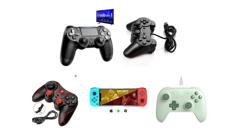5 ofertas imperdíveis de Controles e Joysticks para todo tipo de gamer