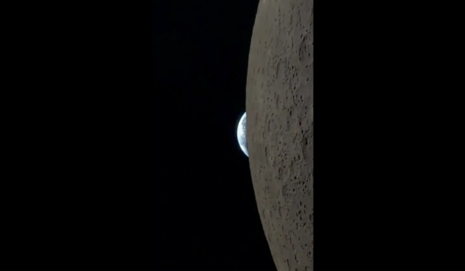 Astronauta da Artemis 2 captura com iPhone a Terra “se pondo” durante missão na Lua