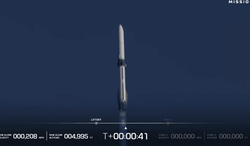 Blue Origin reutiliza foguete New Glenn pela primeira vez em marco histórico