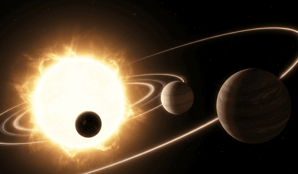 Caos cósmico: astrônomos flagram planetas ‘atrasados’ e órbitas fora de controle