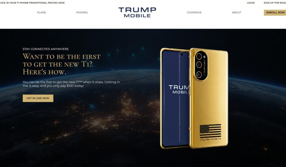 Celular da Trump Mobile aparece com visual atualizado