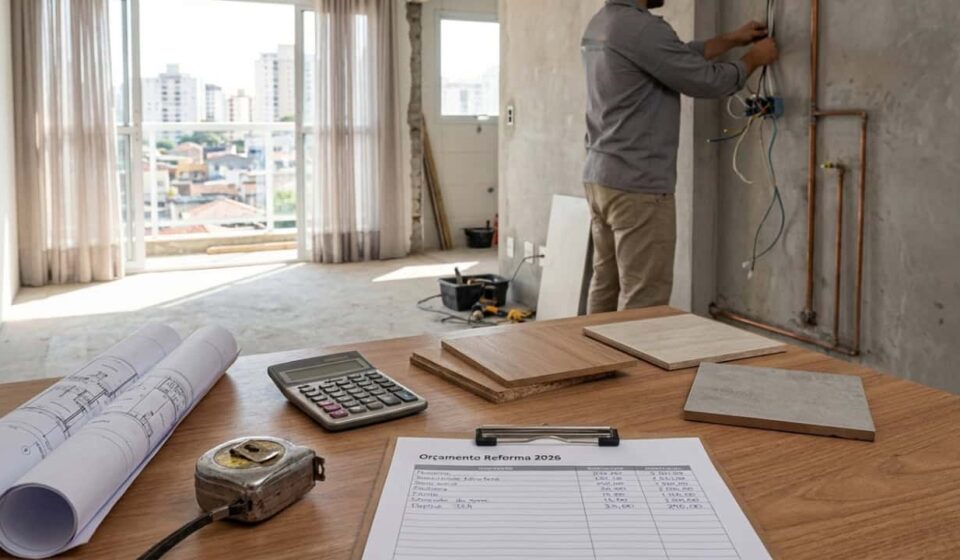 Quanto custa reformar uma casa de 80 m² em 2026?