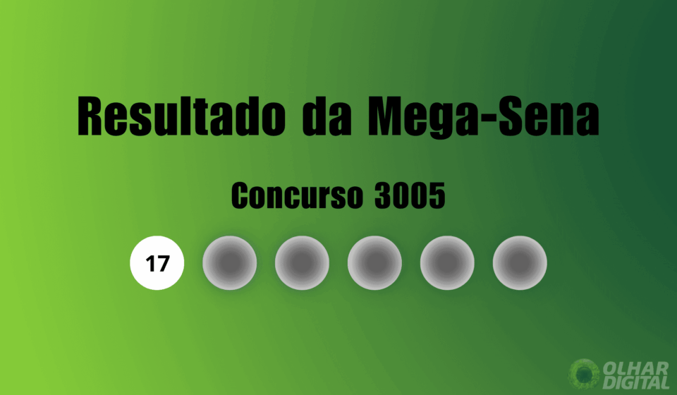 Resultado da Mega-Sena de hoje: veja números e ganhadores do concurso 3005 (quinta, 07/05)