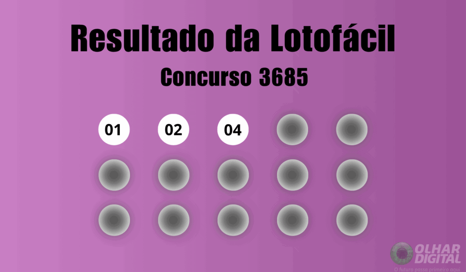 Resultado da Lotofácil de hoje: veja números e ganhadores do concurso 3685 (quinta, 14/05)