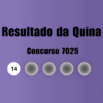 Resultado da Quina de hoje: veja números e ganhadores do concurso 7025 (quinta, 14/05)