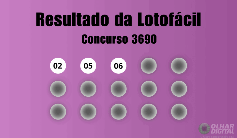 Resultado da Lotofácil de hoje: veja números e ganhadores do concurso 3690 (quarta, 20/05)