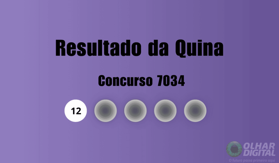 Resultado da Quina de hoje: veja números e ganhadores do concurso 7034 (segunda, 25/05)