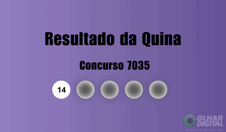 Resultado da Quina de hoje: veja números e ganhadores do concurso 7035 (terça, 26/05)