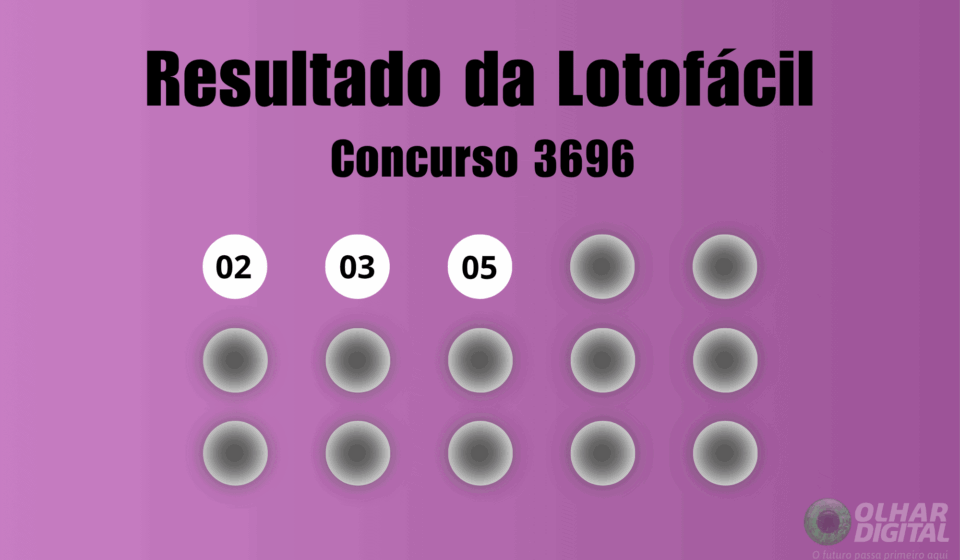 Resultado da Lotofácil de hoje: veja números e ganhadores do concurso 3696 (quarta, 27/05)