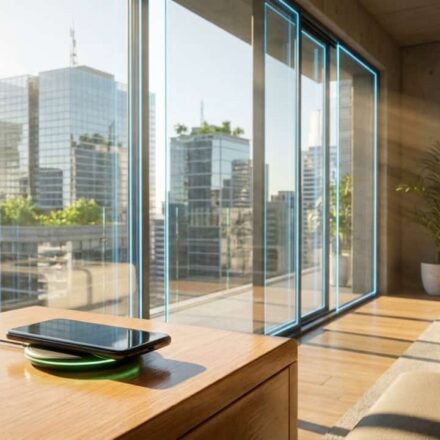 A janela transparente capaz de gerar energia solar e carregar o celular sem precisar de tomadas