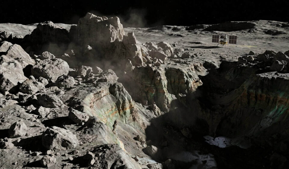 A maior cratera lunar dispersou fragmentos do manto por mais de 600 quilômetros, e a missão Artemis pode realizar um pouso exatamente sobre essa região