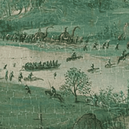 Dinossauros e seres humanos viveram juntos? Quadro renascentista levanta teorias na internet