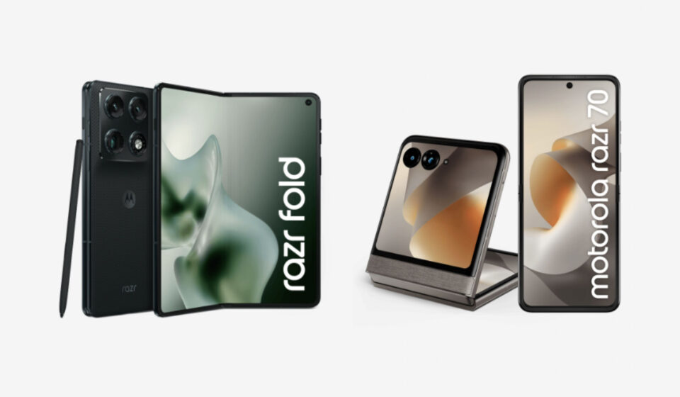 Motorola lança dobráveis Razr Fold e linha Razr 70 no Brasil com foco em IA