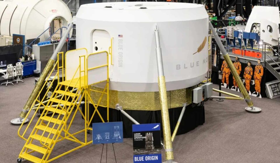 NASA testa protótipo do módulo lunar da Blue Origin para a Artemis