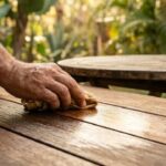 Não é verniz nem stain: a receita caseira com óleo de linhaça e aguarrás que impermeabiliza madeira externa e dura mais que produtos de loja