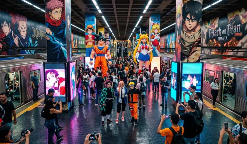 O evento gigante da Crunchyroll que vai espalhar animes pelas ruas do Brasil