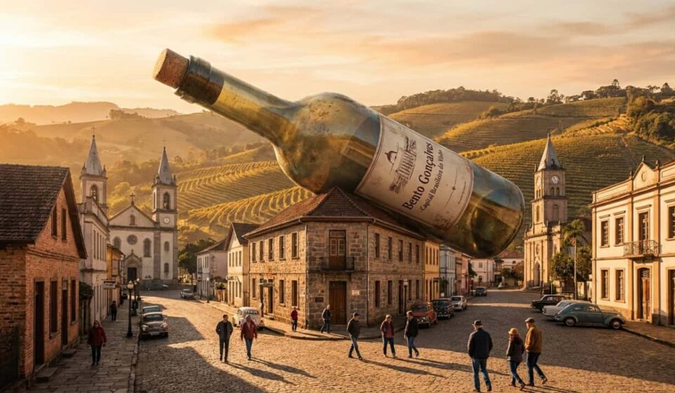 O vinho mais premiado do Brasil nasce a 120 km de Porto Alegre e usa um truque italiano guardado há mais de 100 anos