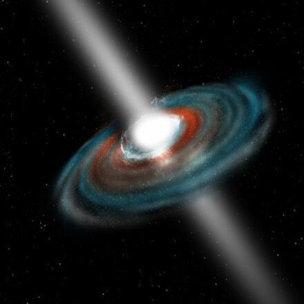 Pulsar cintilante revela estruturas invisíveis no espaço