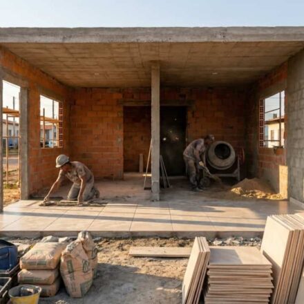 Quanto custa construir uma casa de 2 quartos com acabamento de classe média hoje?