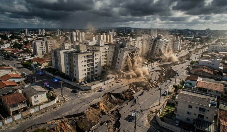 Rachaduras, evacuação e colapso: a história da cidade brasileira que o solo não sustenta mais