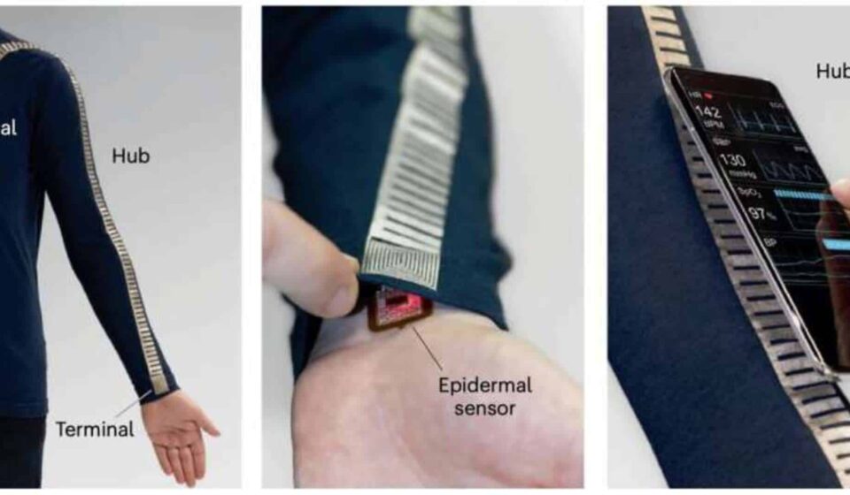 Roupa inteligente sem bateria monitora pressão arterial em tempo real