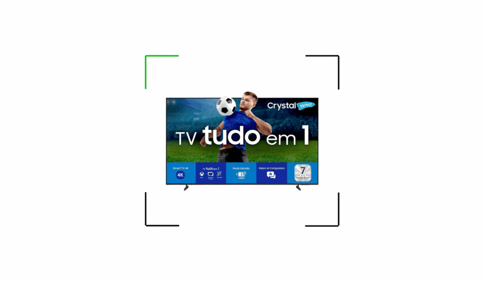 Samsung TV 70″ 4K com 14% OFF: Crystal UHD por R$ 3.799