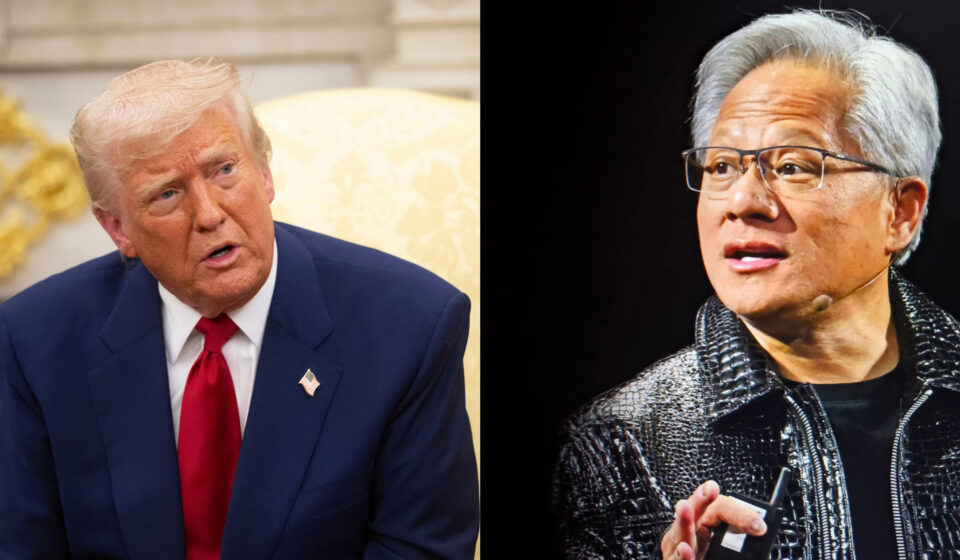 Trump leva CEO da Nvidia à China para liberar vendas de chips de IA