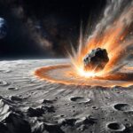Um asteroide com 260 km de diâmetro colidiu com a Lua a uma velocidade de 13 quilômetros por segundo: pesquisadores acreditam que esse impacto deu origem à bacia Polo Sul-Aitken