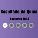 Resultado da Quina de hoje: veja números e ganhadores do concurso 7044 (sábado, 06/06)
