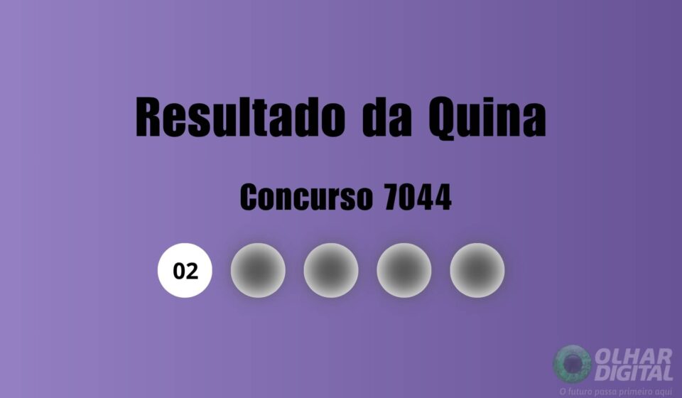 Resultado da Quina de hoje: veja números e ganhadores do concurso 7044 (sábado, 06/06)