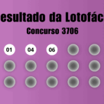 Resultado da Lotofácil de hoje: veja números e ganhadores do concurso 3706 (terça, 09/06)