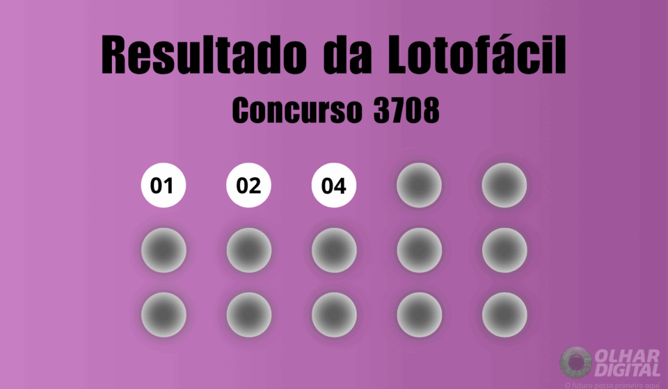 Resultado da Lotofácil de hoje: veja números e ganhadores do concurso 3708 (quinta, 11/06)