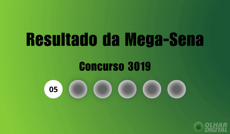Resultado da Mega-Sena de hoje: veja números e ganhadores do concurso 3019 (terça, 16/06)